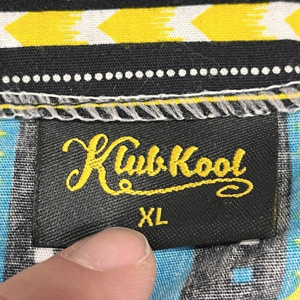 KlukKool Dashiki Shirt Mens XL African Tribal Print Short Sleeve Tunic - Picture 6 of 13
